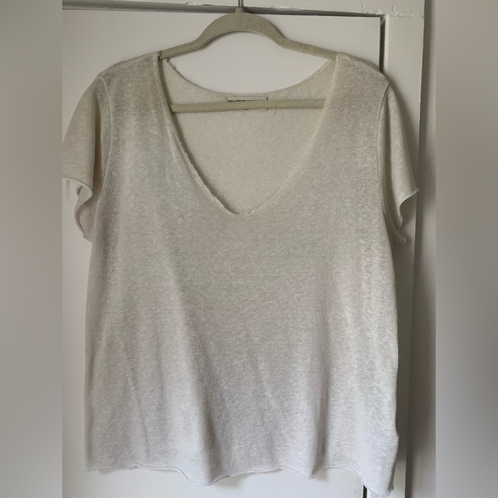 Project Social T Original Textured V Neck